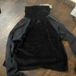 Adidas black pull over sweatshirt